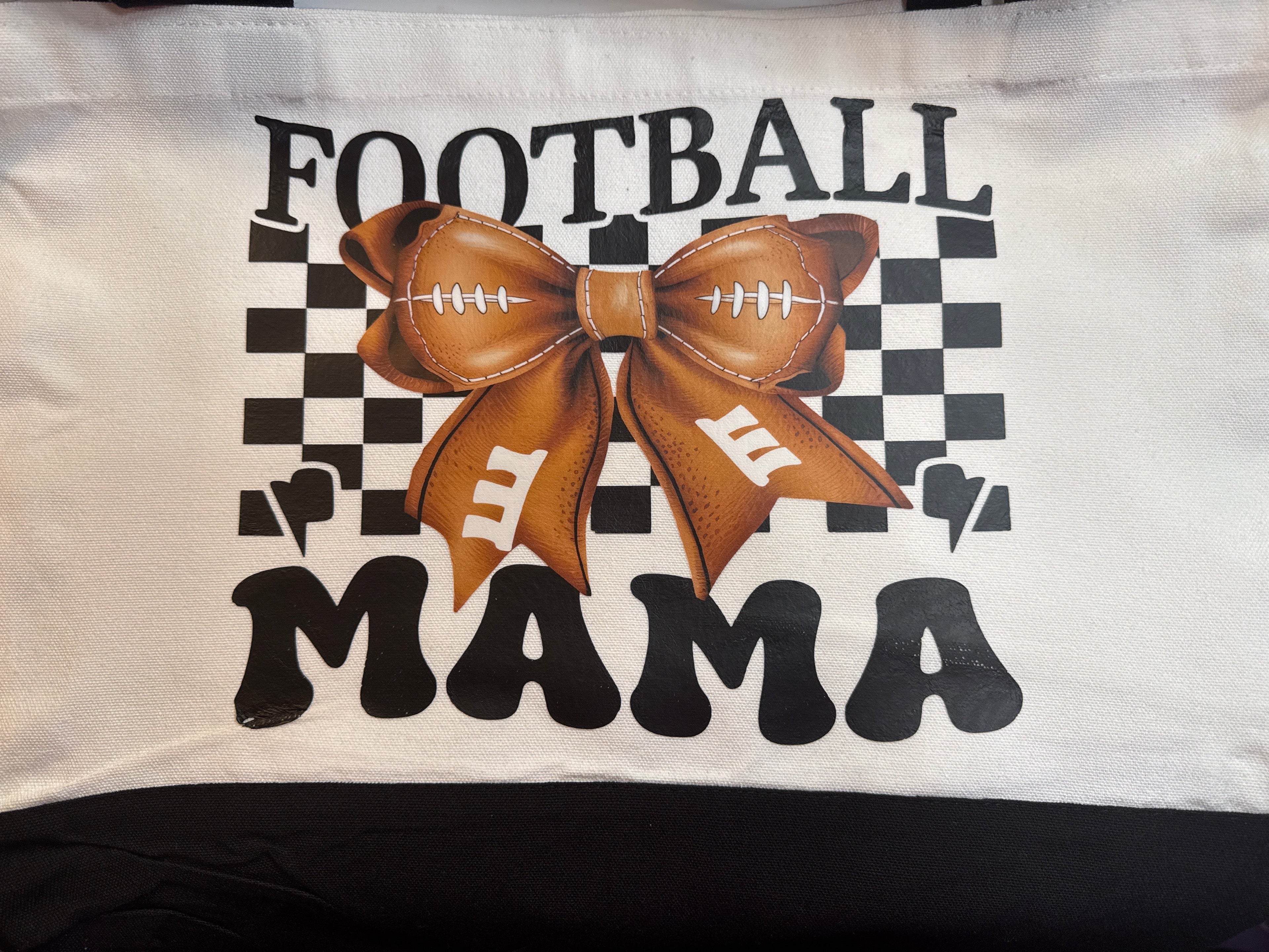 Football mama tote